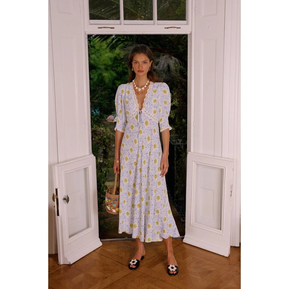 Rixo Amina Maxi Dress